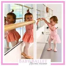 Baby doing ballet