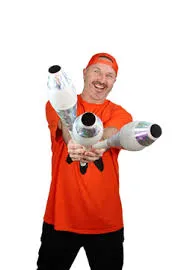 Man juggling