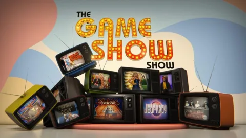 The words Game Show with televisions below