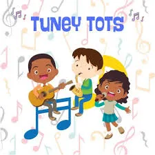 Children dancing with musical instruments