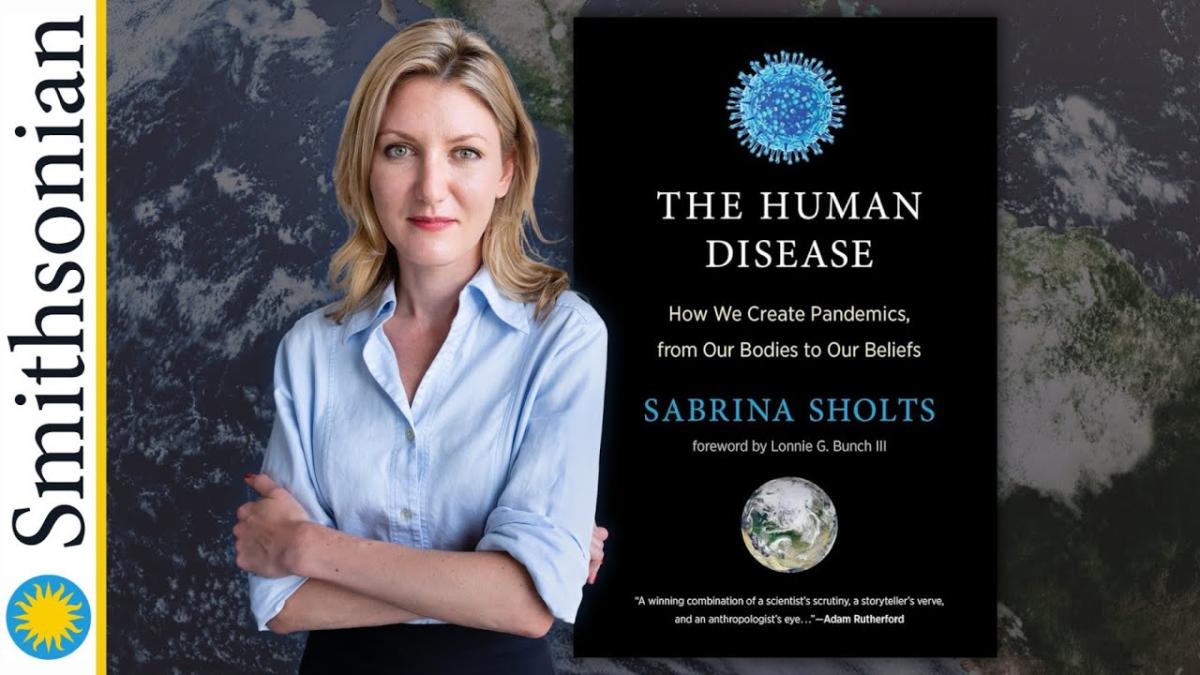 woman with arms crossed and "Smithsonian" alongside image