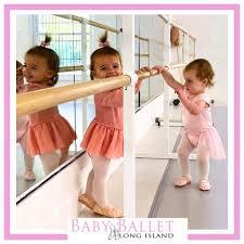 Baby doing ballet